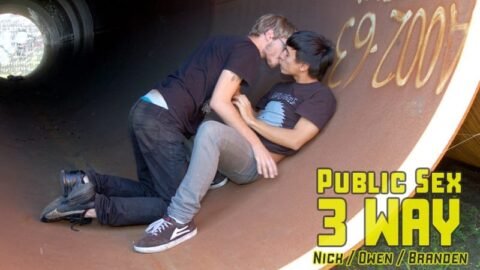 public sex threesome